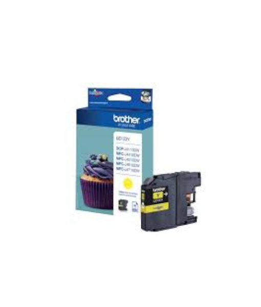 BROTHER LC-123 yellow ink cartridge