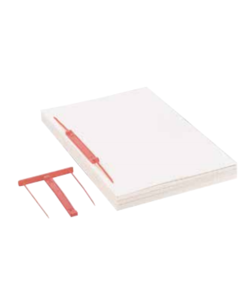 Capiclass 1 Filing Clips Red cod.100500010