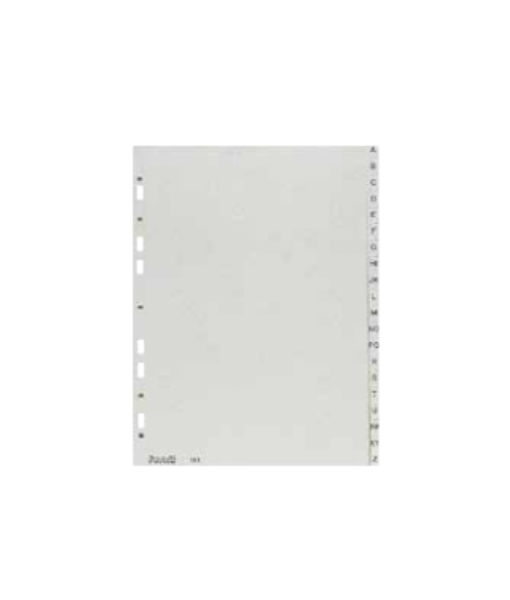 ELBA Dividers A4 Naturene A-Z Grey