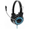 ESPERANZA STEREO HEADPHONES WITH MICROPHONE FALCON BLUE