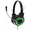 ESPERANZA STEREO HEADPHONES WITH MICROPHONE FALCON GREEN