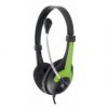 ESPERANZA STEREO HEADPHONES WITH MICROPHONE ROOSTER GREEN