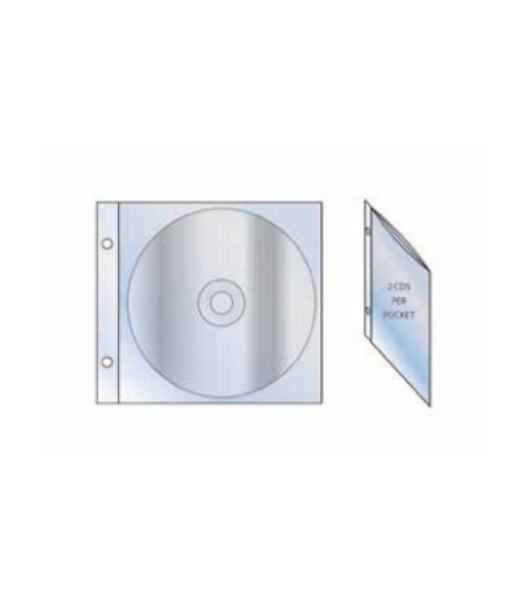 Favorit CD DVD pocket punched 12.5×12.5
