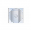 Favorit CD DVD pocket self adh wt flp