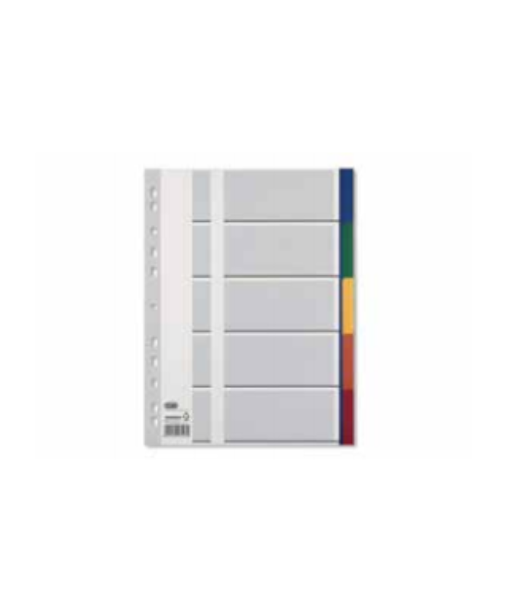 Favorit Dividers Naturene 15×21 6tab neutral