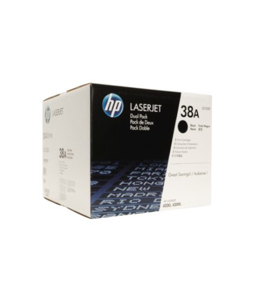 HP Q1338AD (38A) toner black x 2