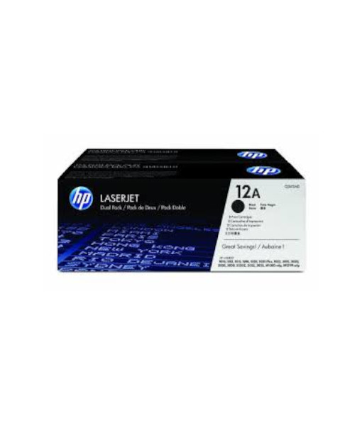 HP Q2612AD (12A) toner black x 2