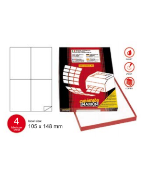 Markin labels 105×148