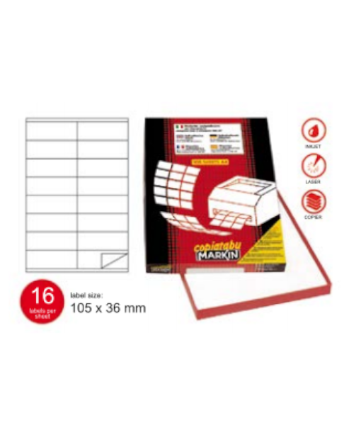 Markin labels 105×36