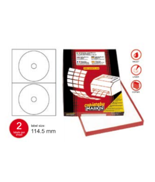 Markin labels 114,5