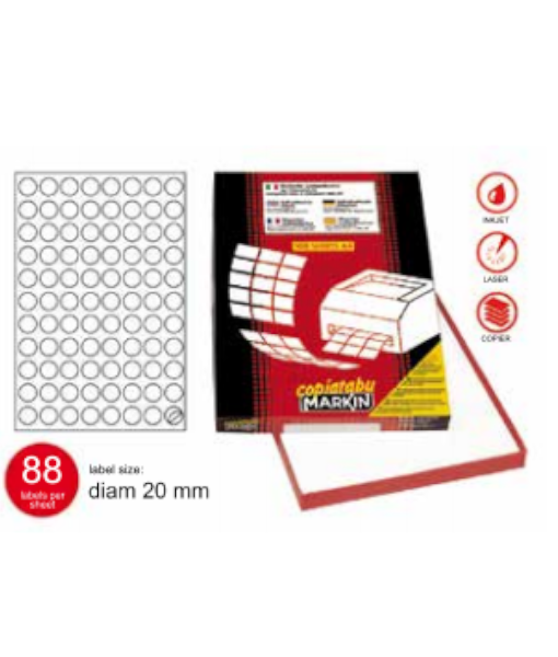 Markin labels 20