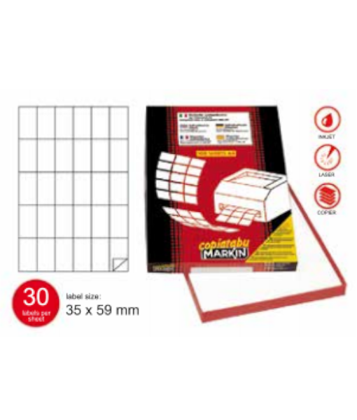 Markin labels 210×37
