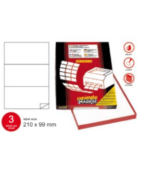 Markin labels 210×99
