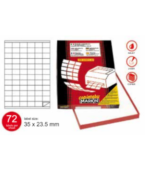 Markin labels 35X23