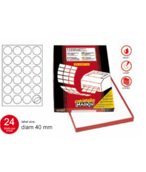 Markin labels 40