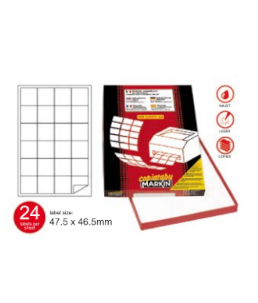 Markin labels 47.5×46.5
