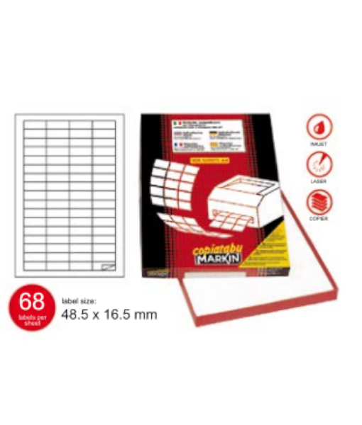 Markin labels 48.5×16.5