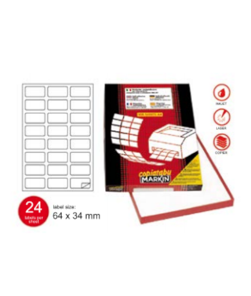 Markin labels 64×34