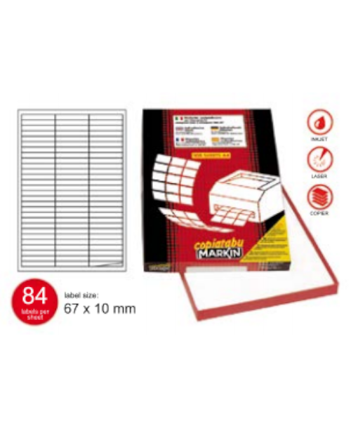 Markin labels 67×10