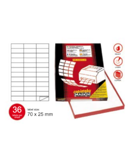 Markin labels 70×25