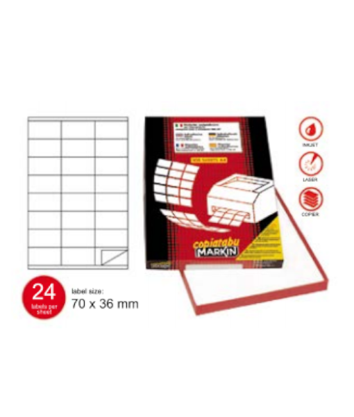 Markin labels 70×36