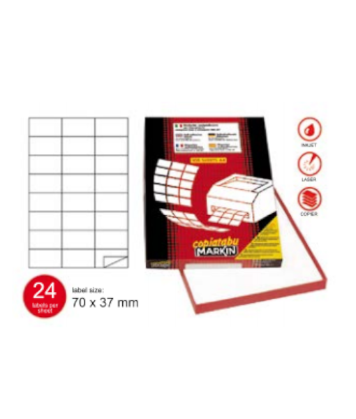 Markin labels 70×37
