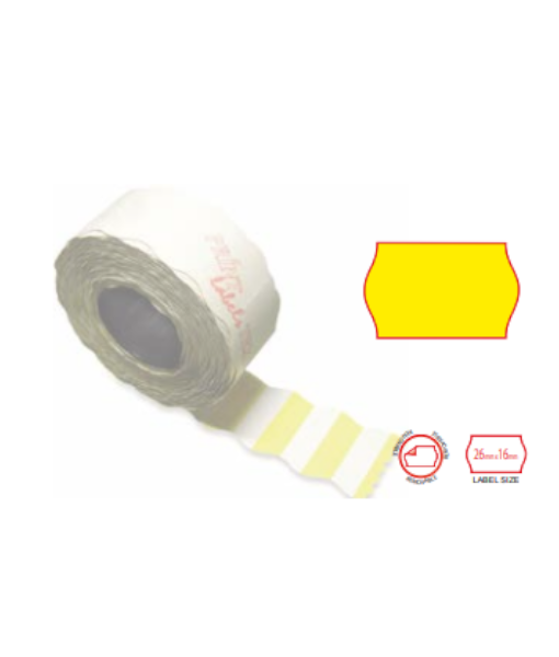 Print labels 2616 fl yellow removable 1