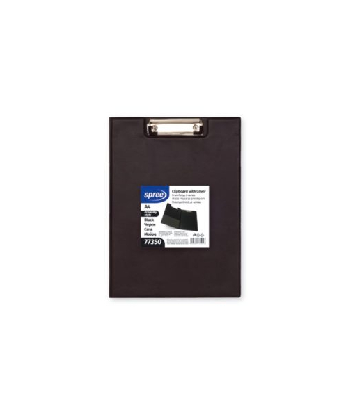 Clipboard with Cover A4, Black – Spree (77350)