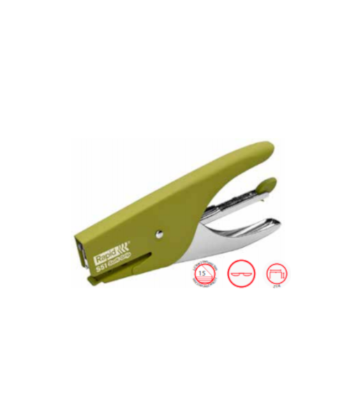 Rapid Plier Stapler S51 Soft Green