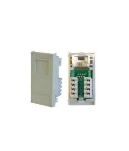 CAT6 RJ45 KEYSTONE JACK FOR WALL PLATE