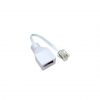 NW MINI-RJ11 PLUG 4-PIN, 4-CONDUCTOR 4P4C FOR FLAT CABLE
