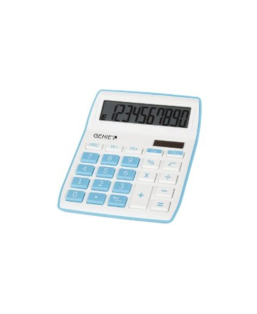 CALCULATOR GENIE 840 BLUE 10 Digit 135x105mm