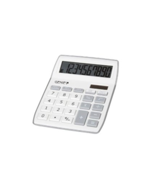 CALCULATOR GENIE 840 SILVER 10 Digit 135x105mm