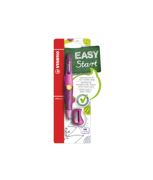 EASYERGO PENCIL LEFT-HANDERS WITH SHARPENER STABILO
