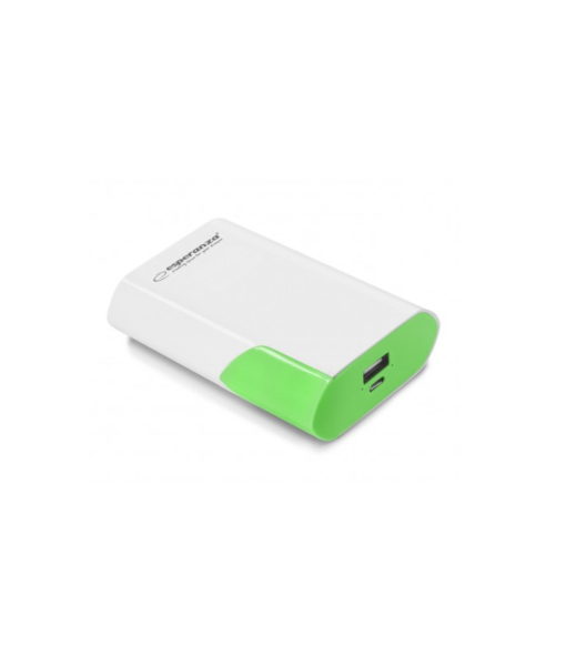 ESPERANZA POWER BANK BOSON 6000mAh WHITEGREEN