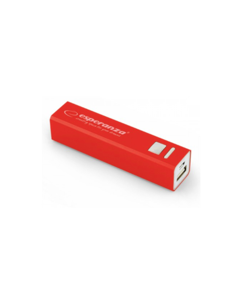 ESPERANZA POWER BANK ERG 2400MAH RED