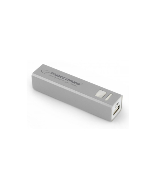 ESPERANZA POWER BANK ERG 2400MAH SILVER