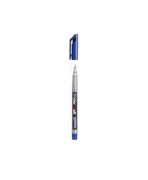 MARKER PERMANENT SUPERFINE WRITE-4-ALL 166 BLUE STABILO
