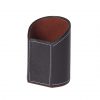 PEN POT FAUX LEATHER BROWN OSCO