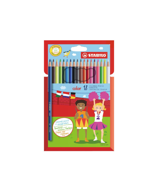 PENCIL COLOURS 1918 WALLET x18 STABILO