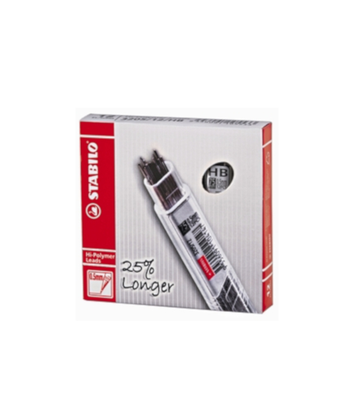 PENCIL LEADS POLYMER 0.5 HB x12 75mm STABILO