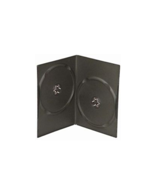 LS DVD Library Case 7mm Black Slim x 2