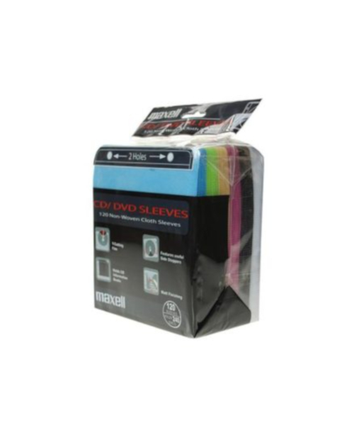 Maxell CDDVD Sleeves 120- 2 holes