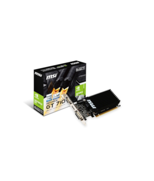 NVIDIA GT710 1GB SDDR3 VGADVIHDMI (INCL LP BRACKETS)