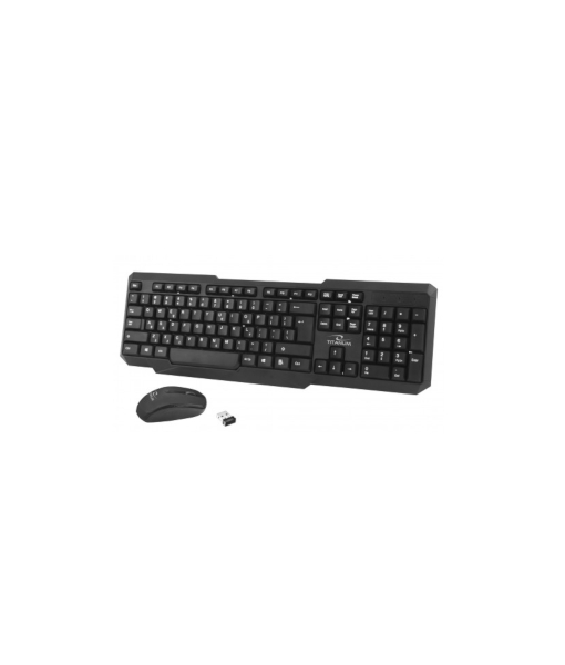 TITANUM WIRELESS SET 2.4GHz KEYBOARD WITH 3D MOUSE MEMPHIS