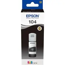 Epson 104 EcoTank Ink Bottles – Black, Cyan, Magenta & Yellow [C13T00P Series]