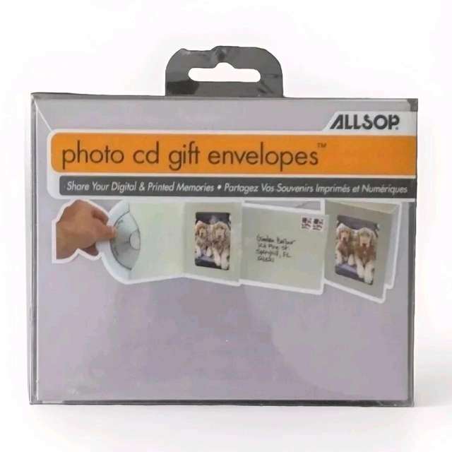 [AL-CA-06231] Allsop Photo CD/DVD Gift Envelopes – Pack of 3 (29206)