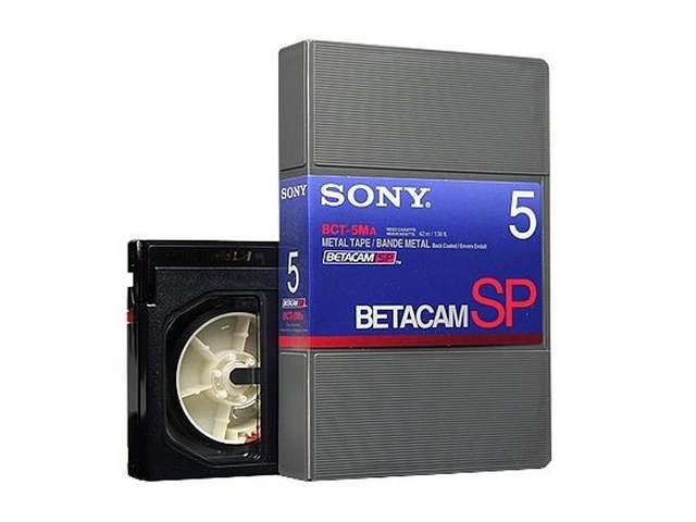[MA-PVT-1250] Betacam SP 5-Minute Small PAL Professional Video Cassette (852329)