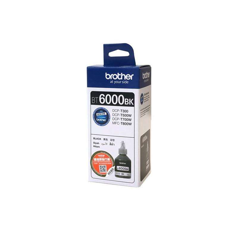 [DE-ICBR-BT6000B] Brother BT6000BK Black Ink Bottle – 6,000 Pages (84439990)