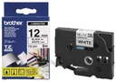 Brother TZe-231 P-Touch Laminated Label Tape Black on White 12mm × 8m (48219090)